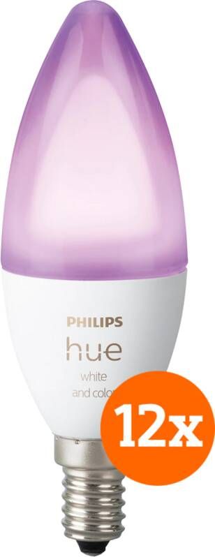 Philips Hue White and Color E14 12-Pack
