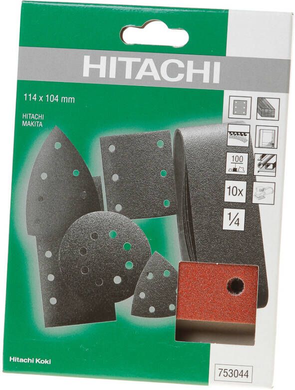 Hikoki Accessoires Schuurpapier 114X104Mm K100 (10 St) (Oud 750877) 753044