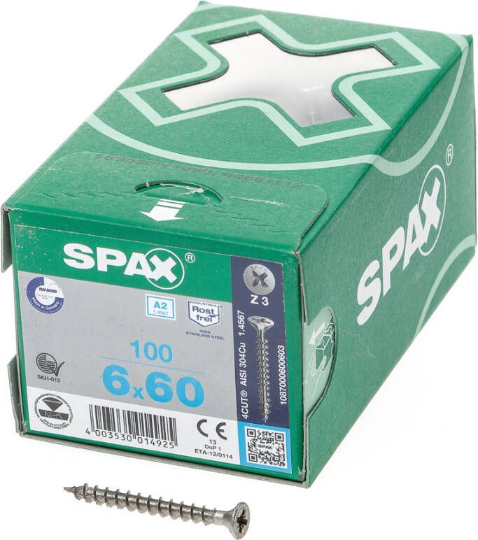 Spax pk pozi rvs 6 0x60(100)