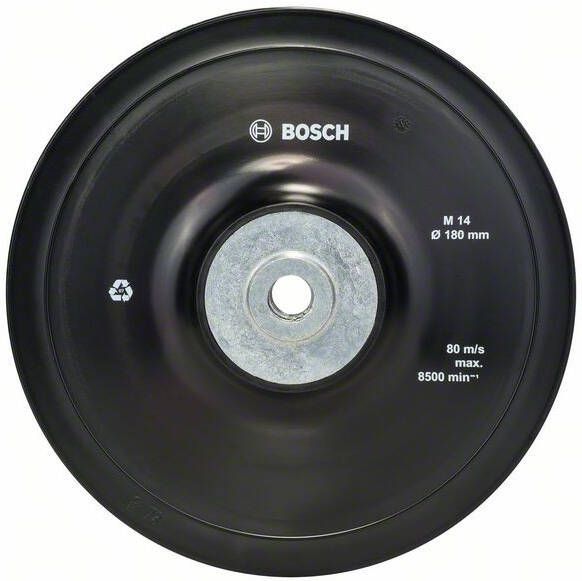 Bosch Accessoires Rubber steunschijven 180 mm 8.500 o.p.m. 1st 2608601209