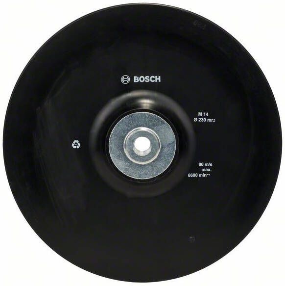 Bosch Accessoires Rubber steunschijven 230 mm 6.650 o.p.m 1st 2608601210