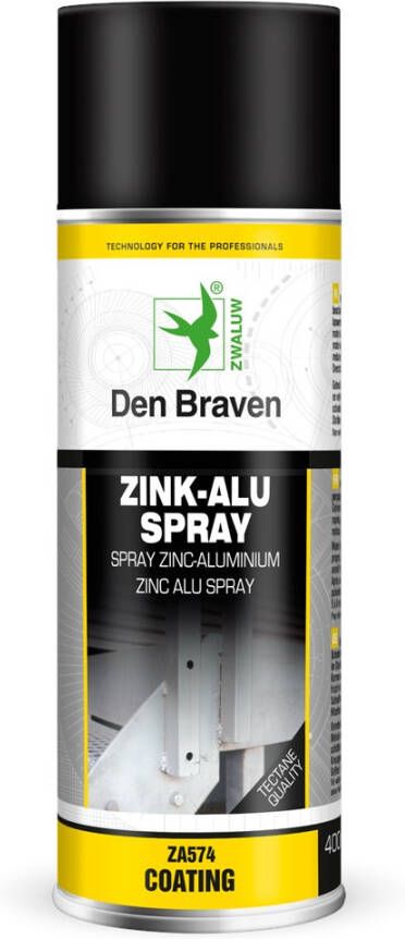Den Braven Zwaluw Zink Alu Spray 400Ml 12009729