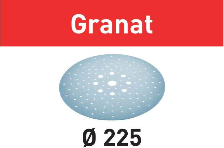 Festool Schuurschijf Granat | STF D225 128 | P180 | GR 5