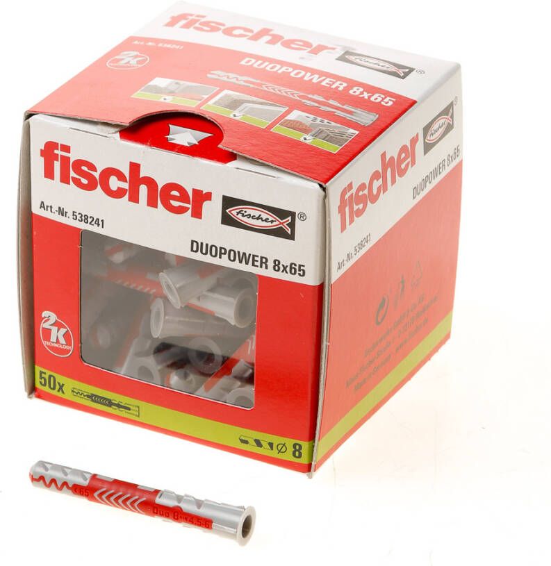 Fischer DUOPOWER 8x65 50 St 538241