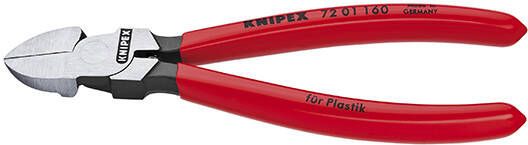 Knipex Zijsnijtang voor kunststof | met kunststof bekleed | 160 mm