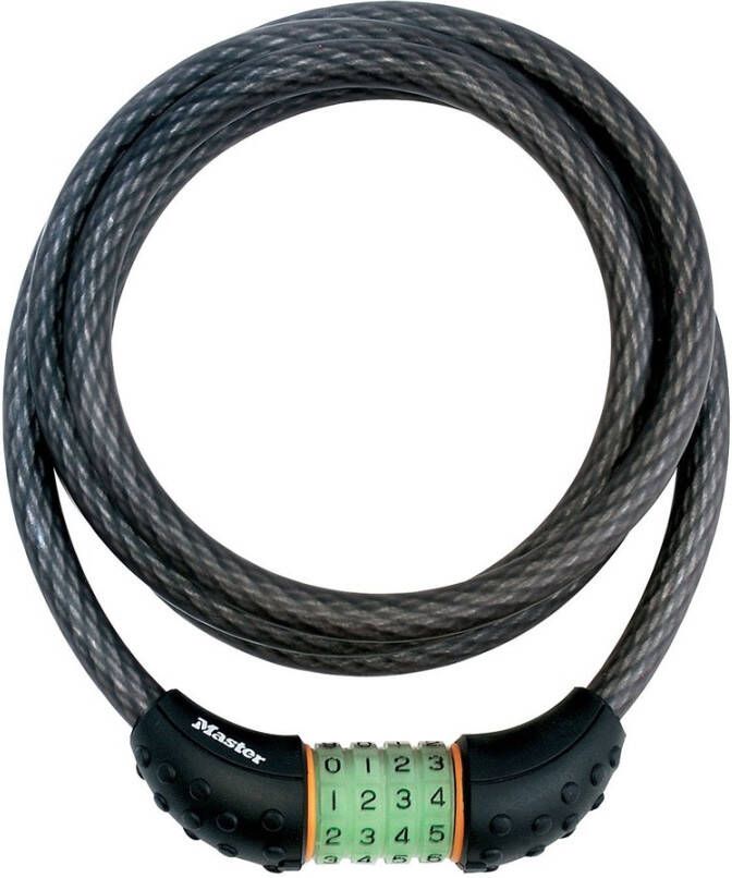 Masterlock Steel cable 1.20m x Ø 10mm with resettable combination 4 digitsvinyl 8231EURDPRO