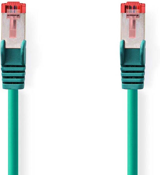 Nedis CAT6-kabel | RJ45 Male naar RJ45 Male | S FTP | 2 m | Groen | 1 stuks CCGP85221GN20