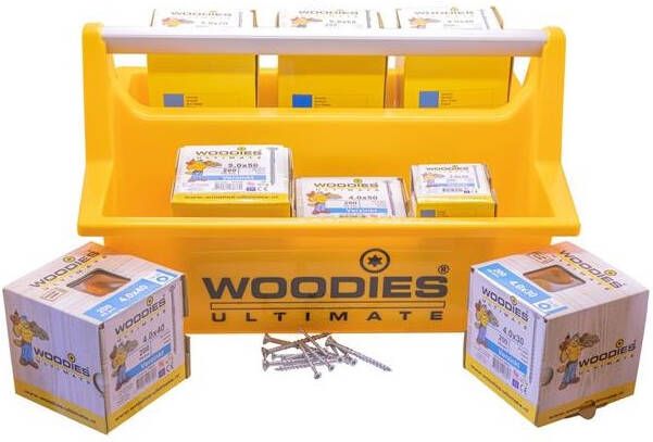 Woodies Draagkist met Ultimate verzinkte schroeven | Indoor | 1400 stuks