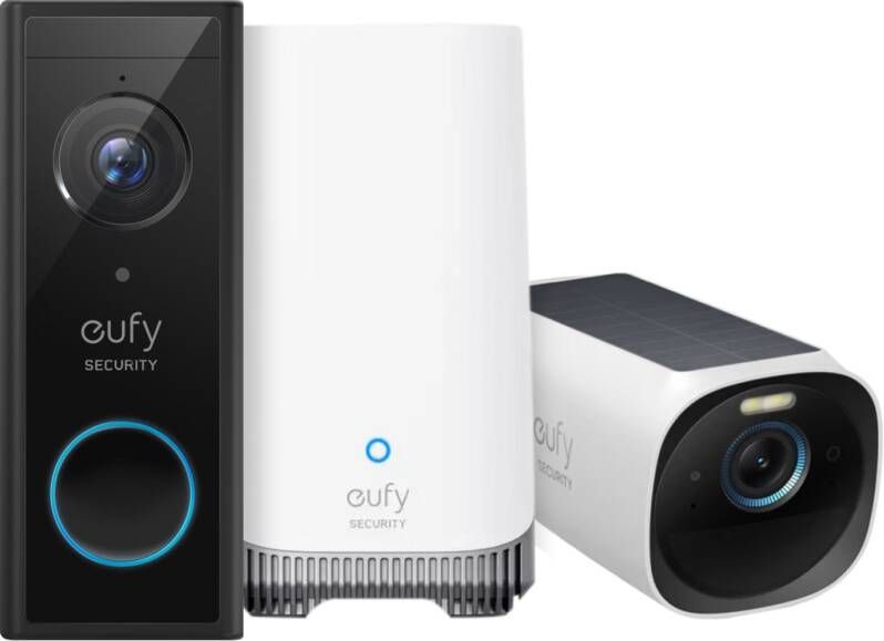 Eufy cam 3 + Video Doorbell E340 + Homebase 3