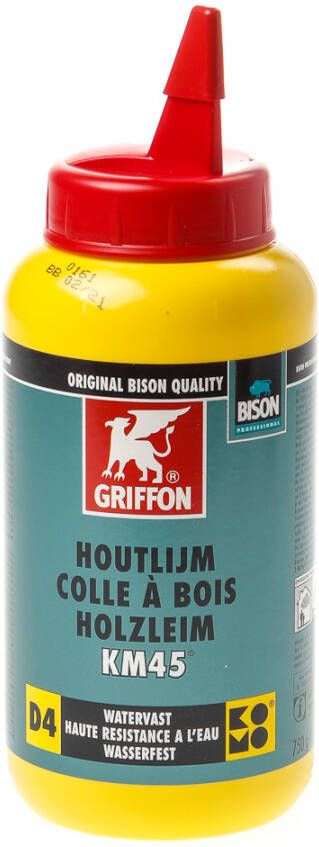 Mtools Griffon Houtlijm KM45 Flacon 750 g NL FR DE |