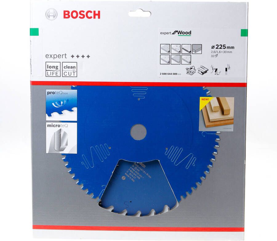 Bosch Cirkelzaagbl.Wood 225x30x2 6 32T