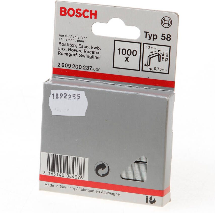 Bosch Nieten 58-12 1000