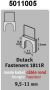 Dutack Kabelniet 1811 Cnk 12mm blister 200 st. 5011005 - Thumbnail 1