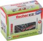 Fischer plug Duopower 5x25mm met schroef - Thumbnail 3