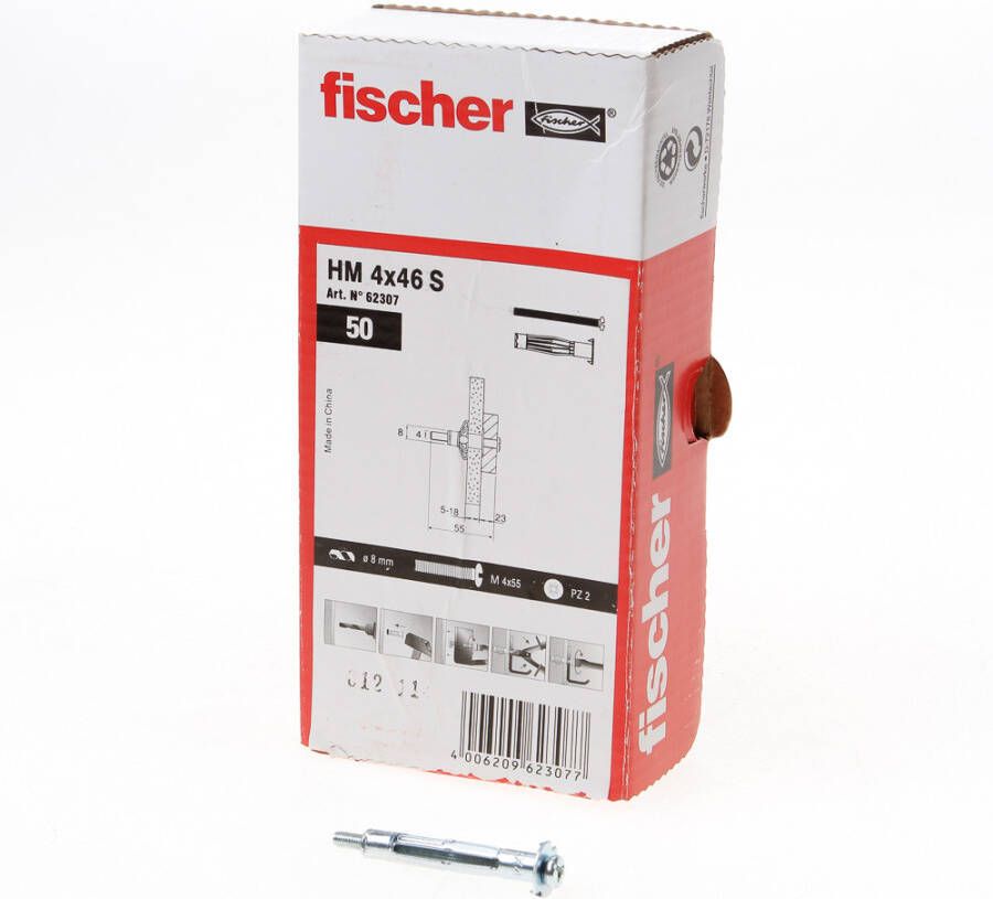 Fischer HM 4X45 S MET. HOLLEWANDPLUG 50 St 519770