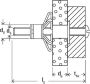 Fischer hollewandplug metaal HM 6x65 tbv dikte 20-34mm - Thumbnail 2