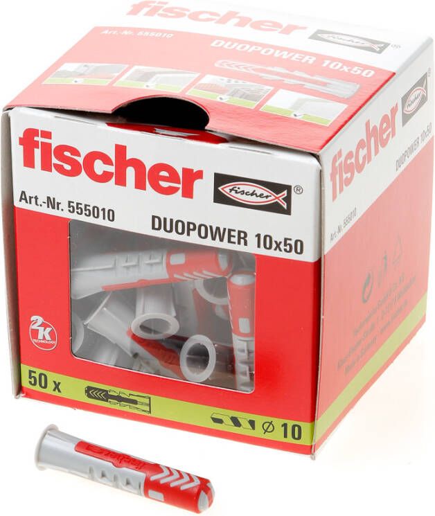 Mtools Fischer DuoPower Plug 10x50 mm. 50 st. |
