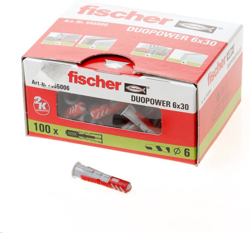Fischer plug Duopower 6x30mm