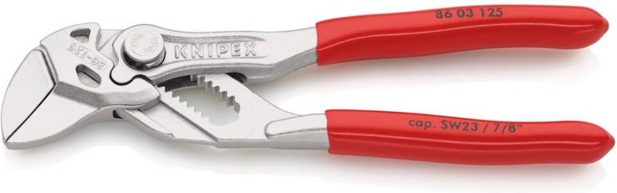 Knipex Mini-sleuteltang | Tang en schroefsleutel in één gereedschap | 23 mm 7 8 8603125