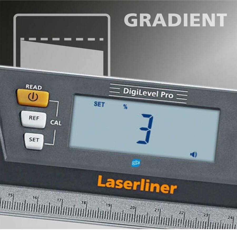 Laserliner DigiLevel Pro 40 | Digitale waterpas | 600mm | Bluetooth 081.271A