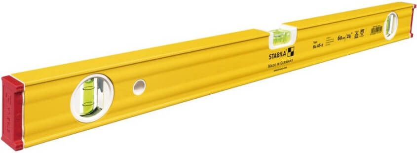 Stabila Waterpas | 60 cm | aluminium geel | ± 0 5 mm m | 1 stuk 19170