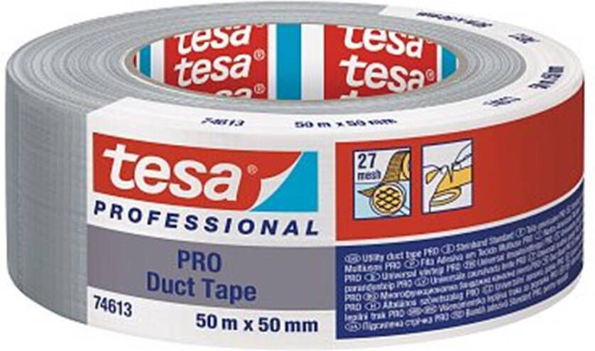 TESA BV Tesa ducttape Pro 74613 grijs 50mmx50mtr