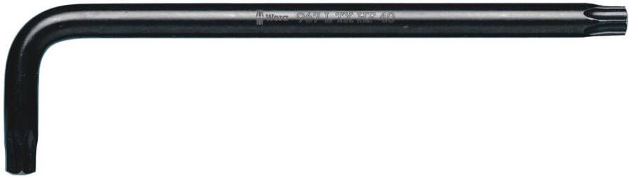 Wera 967 L TORX HF Stiftsleutel met Vasthoudfunctie BlackLaser TX 40 1 stuk(s) 05024168001