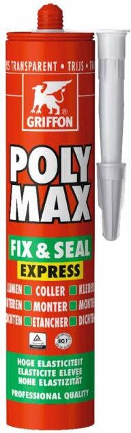 Mtools Griffon Poly Max Fix & Seal Express Trijs Koker 300 g NL FR DE |