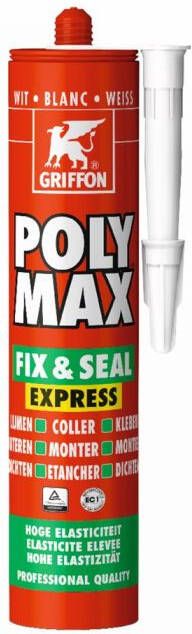 Mtools Griffon Poly Max Fix & Seal Express Wit Koker 425 g NL FR DE |
