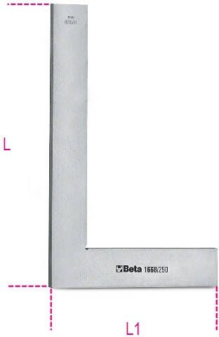 Beta Winkelhaak vervaardigd uit genormaliseerd geslepen staal 1668 100 016680210