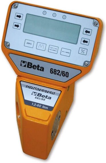 Beta Electronische en digitale momentmeter. Dynatester 682 zowel links al rechtsom te gebruiken. Opmerkelijk nauwkeurige uitlezing. Geleverd met serial uitgang RS 232. 682 1500
