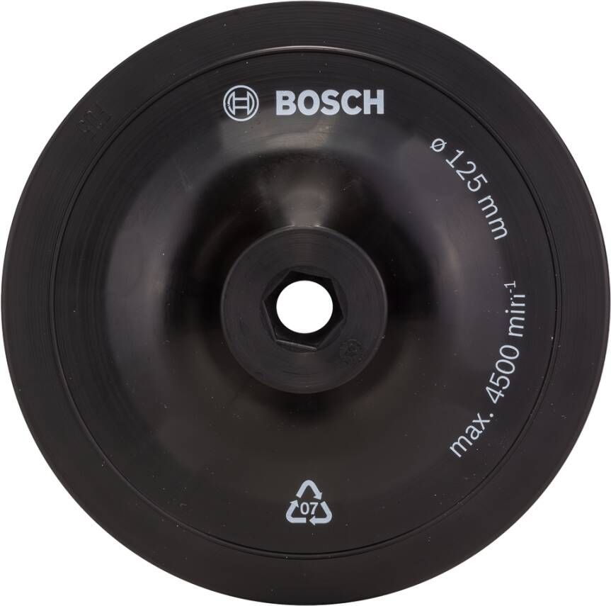 Bosch Accessoires Schuurplateau voor boormachines 125 mm spansysteem 2609256281