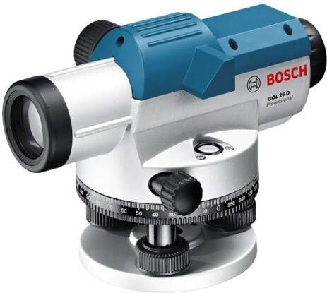 Bosch Blauw GOL 26 D Professional | Optisch Nivelleertoestel | incl. koffer en accessoire-set