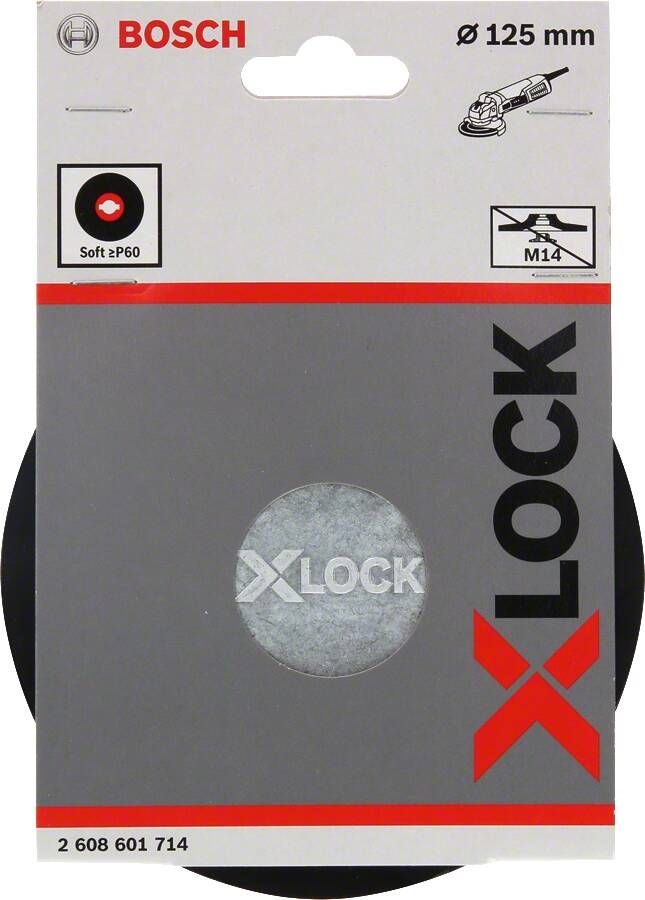 Bosch Accessoires X-LOCK Steunschijf voor fiberschijven 125 mm soft 1 stuk(s) 2608601714