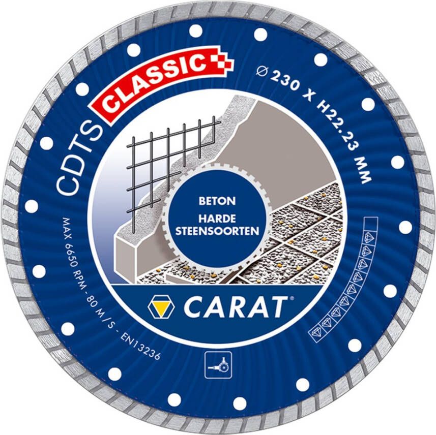 Carat DIAMANTZAAG BETON Ø125x22 23MM CDTS CLASSIC CDTSC12530