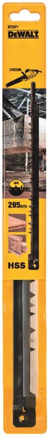 DeWalt Alligatorzaagblad 295mm HSS voor snelle zaagsneden in natuurlijke en samengestelde houtsoorten niet voor spaanplaat DT2971-QZ