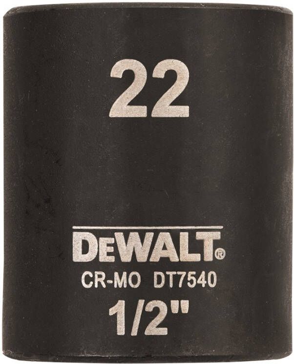 DeWalt Impact dop 22mm 1 2" (Kort 38mm) DT7540-QZ