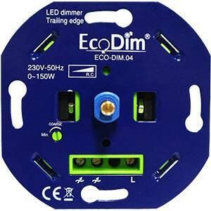 Enzo EcoDim LED dimmer 0-150W fase afsnijding inbouw ECO-DIM.04