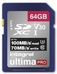 Enzo Integral SD geheugenkaart V30 UltimaPro SDXC 64GB klasse 10