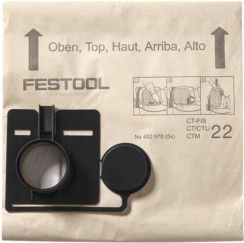Festool Accessoires FILTERZAKKEN CTL 33 (5x) | 452971