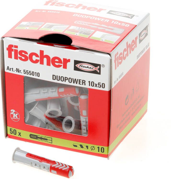 Mtools Fischer DuoPower Plug 10x50 mm. 50 st. |