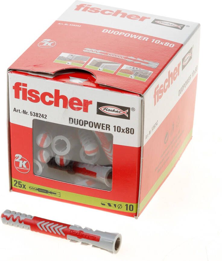 Fischer DUOPOWER 10x80 25 St 538242