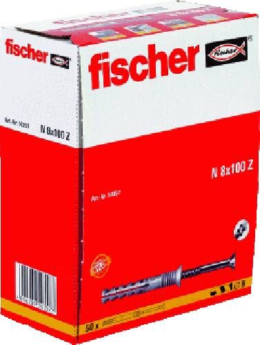 Fischer N 8X80 40 S NAGELPLUG (50) 50 St