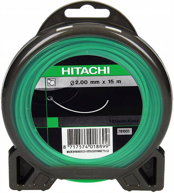 Hikoki Accessoires Nylon Lijn Rond 2.0 Mm Groen 15 Meter 781001