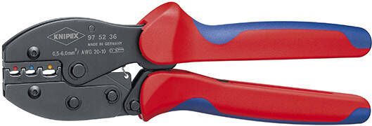 Knipex PreciForce© Krimptang gebruineerd met meer-componentengrepen 220 mm 975236