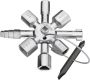 Knipex TwinKey© voor alle standaard schakelkasten en afsluitsystemen 92 mm 001101 - Thumbnail 1