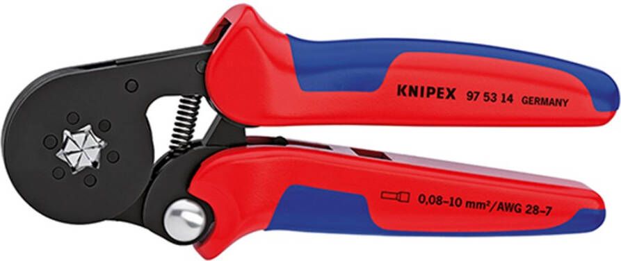 Mtools KNIPEX Zelfinstellende krimptang voor adereindhulzen met zij-invoering |