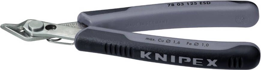 Knipex Zijsnijtang INOX 54 HRC 125 mm ESD