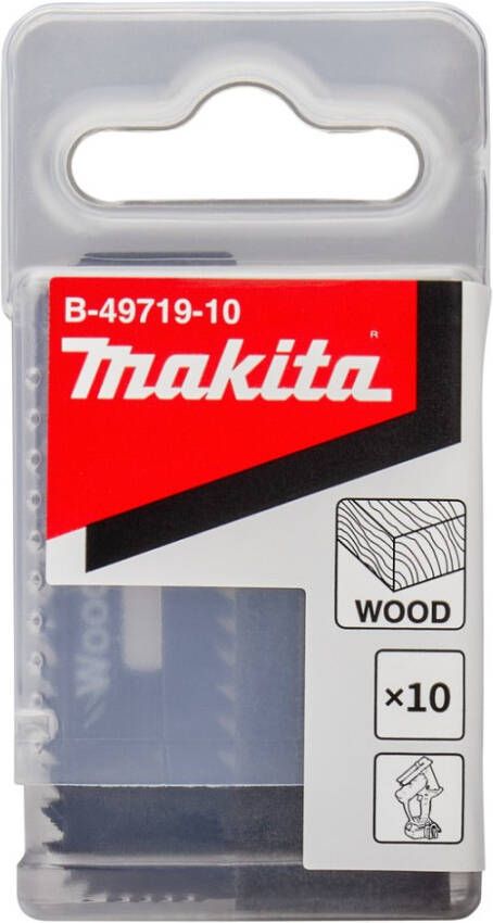 Makita Accessoires Zaagblad hout | 53x18x0 55mm | 10 stuks B-49719-10