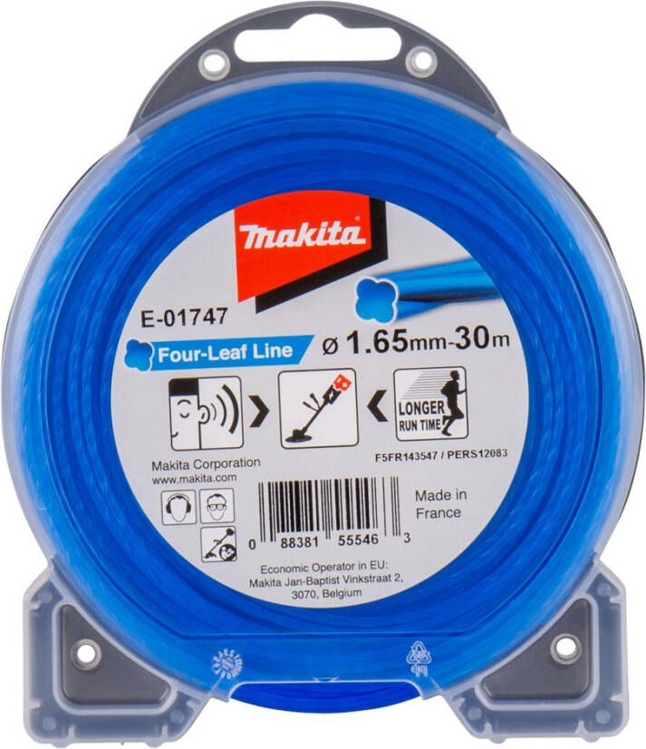 Makita Accessoires E-01747 | Maaidraad | 1 65x30 m | blauw E-01747